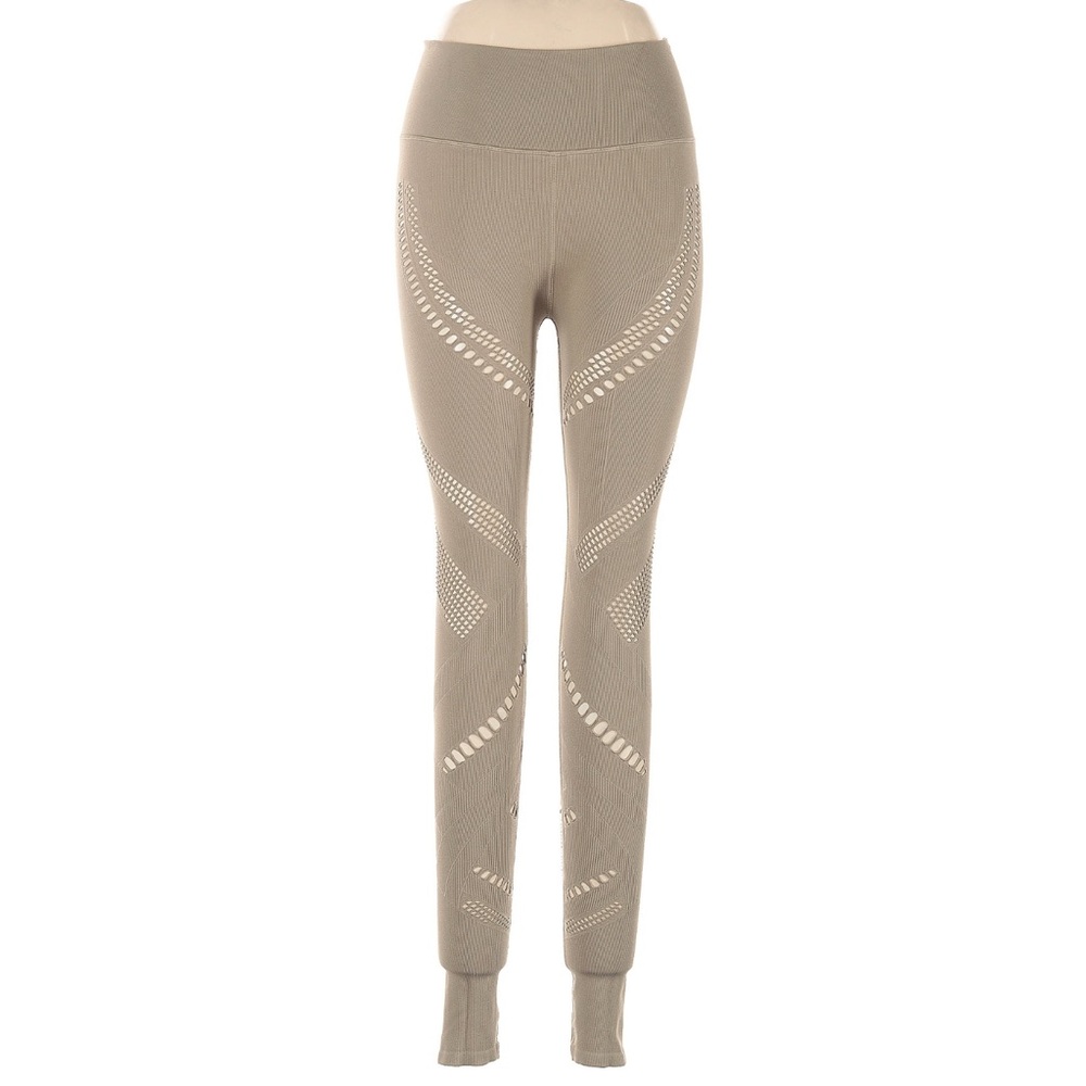 ALO Women's Tan Leggings - Picture 2 of 4